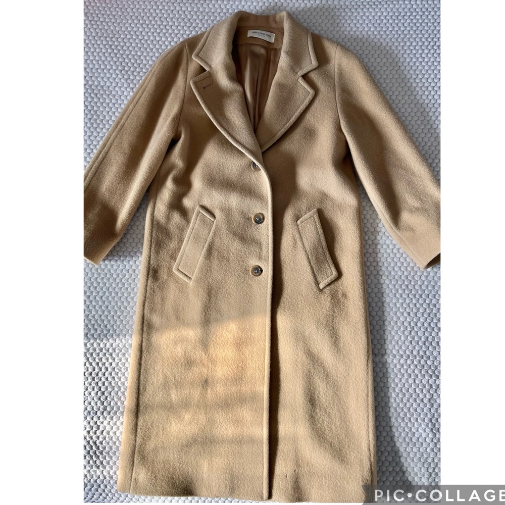 Wool Tailored Coat Petite